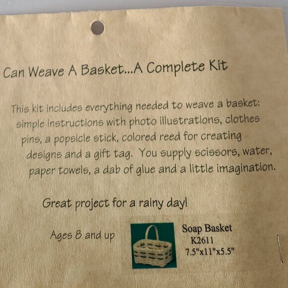 BASKETS BY GIN RANDOLPH ''YOU CAN LEARN KITS" ITEM IS A SOAP BASKET - Picture 4 of 4